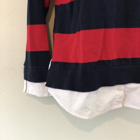 Tommy Hilfiger Collared Long Sleeve Blouse Vintage and Preppy - Picture 2 of 7